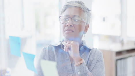 business woman brainstorming ideas in a meeting