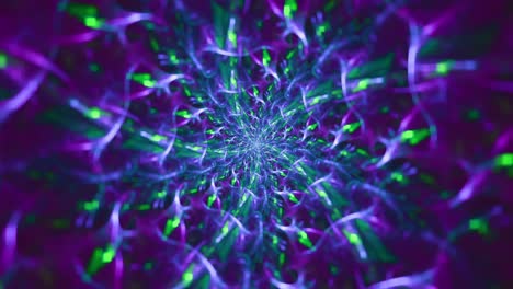 kaleidoscope fractal abstract - mirrored forever - seamless looping music vj colorful chaotic streaming backdrop art