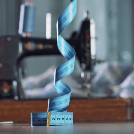 measurement line on table