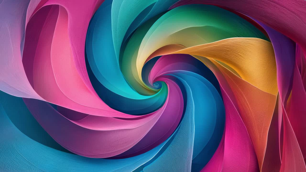Colorful Abstract Spiral
