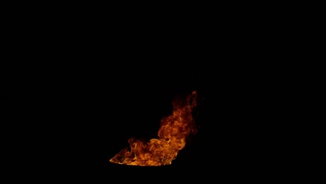 efectos especiales de combustión de fuego