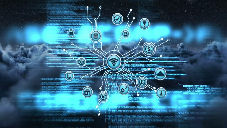 Internetforbindelse og kryptovaluta 4k