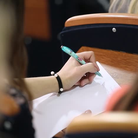 executive writing notes