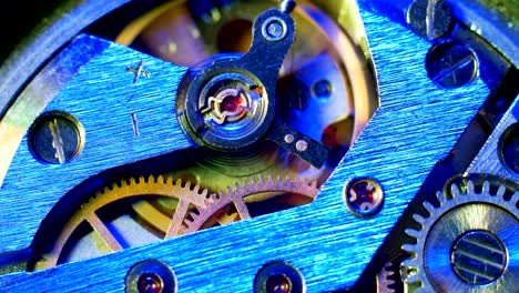 Watch Mechanism Close Up