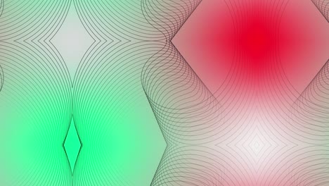 línea de cinta geométrica animación de transformación. línea de cinta línea geométrica de colores.