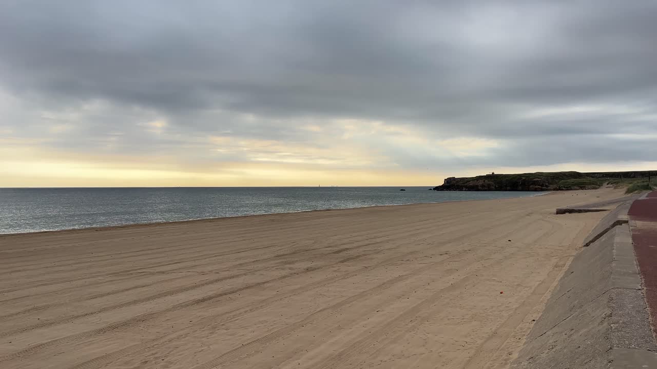 South shields coastal town in South Tyneside, Tyne and Wear, England beach uk