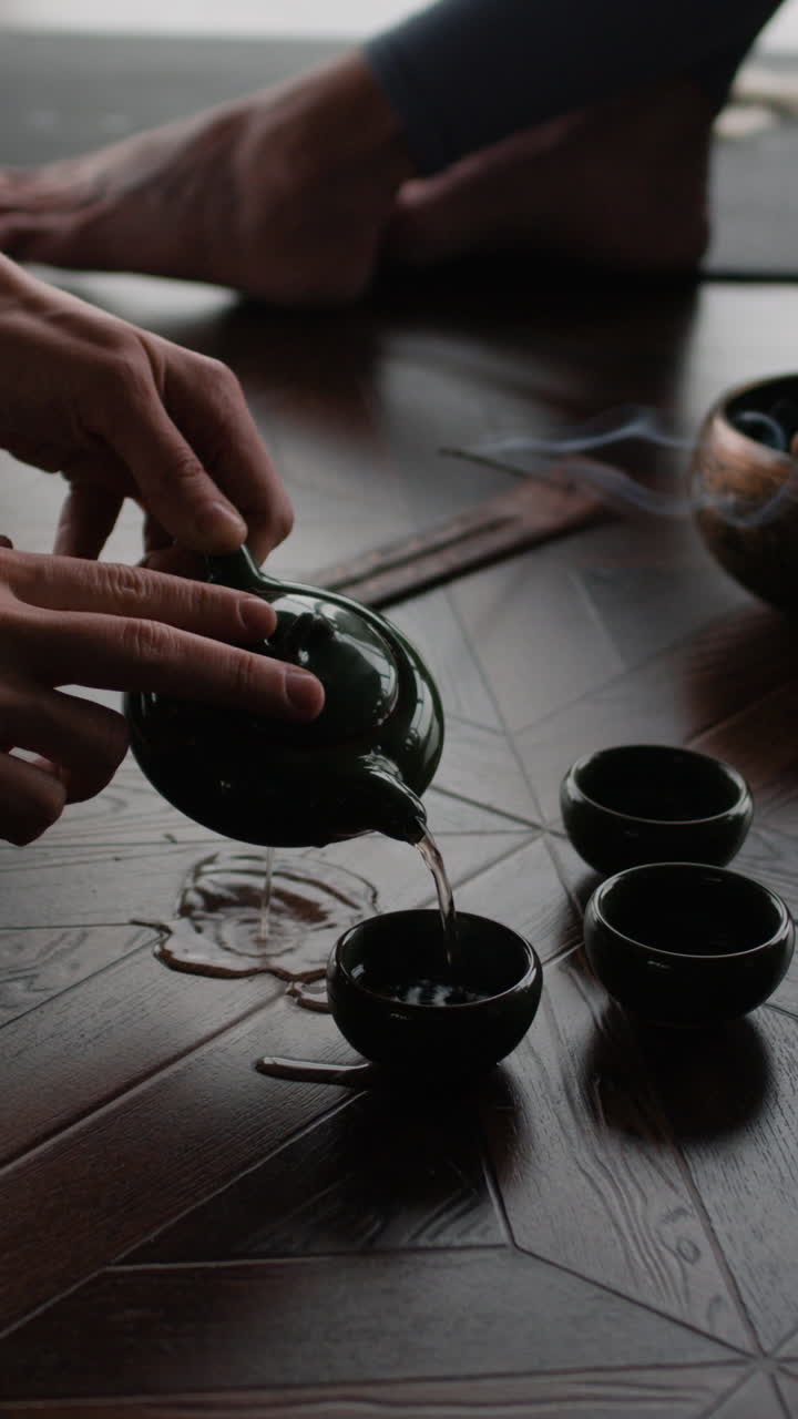 Tea Ceremony in a Peaceful Setting