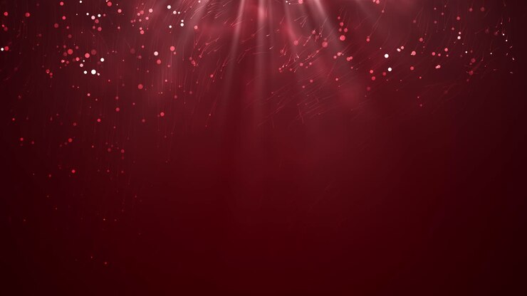 Red Sparkling Particles Background