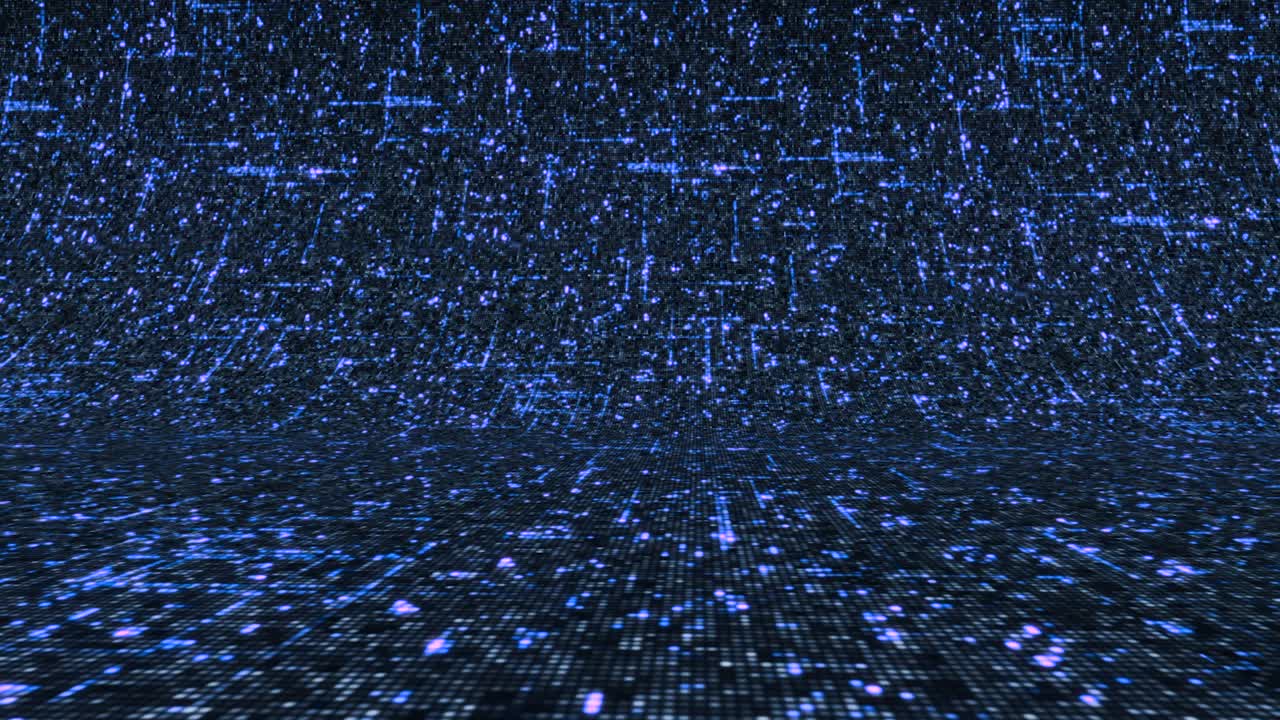 Abstract Glowing Digital Background