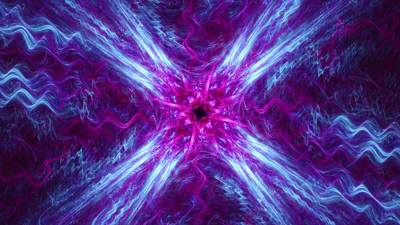 portal de alto contraste animación fractal abstracta