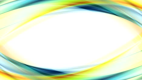 colorful blue and yellow waves video animation