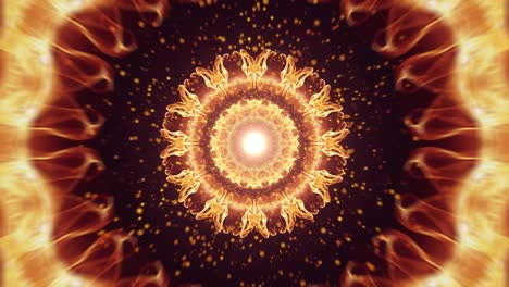 4k animation of light effect kaleidoscope multi colors loop abstract