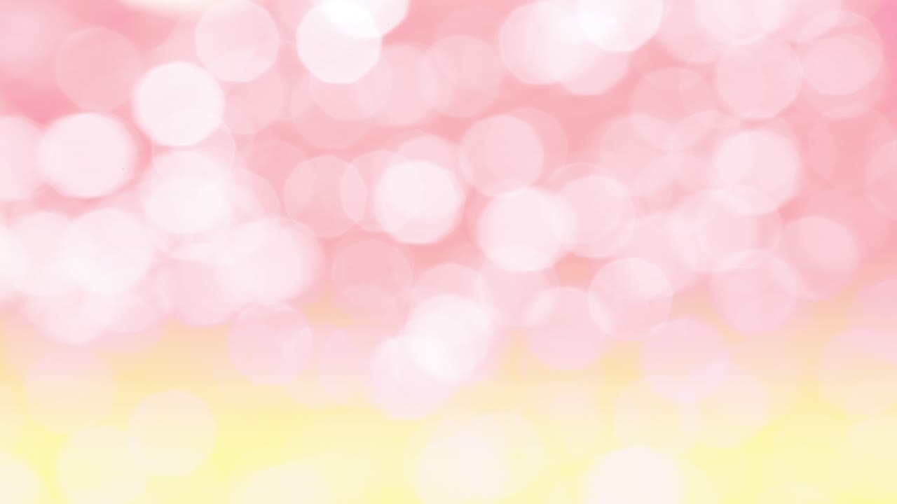 분홍색과 노란색 배경에 흐릿한 빛의 보케, 축제 배경 개념에 대한 추상적인 색상 배경.
