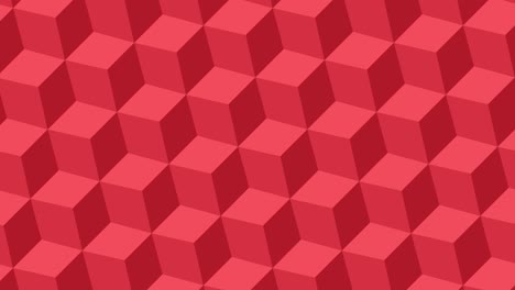 red 3d cube pattern