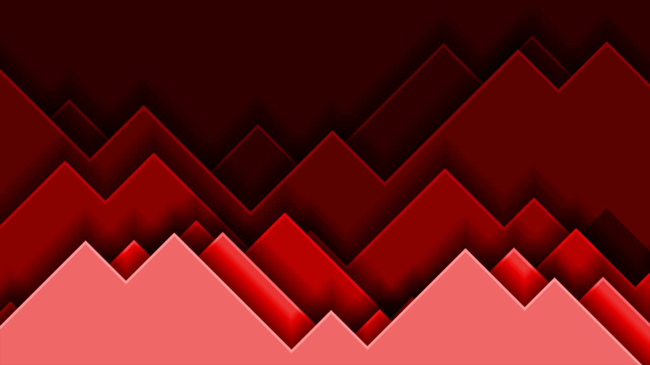 Dark red abstract geometric technology video animation