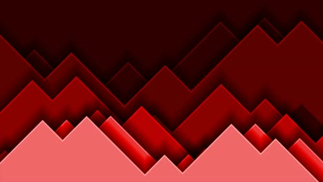 rojo oscuro tecnología geométrica abstracta animación de video
