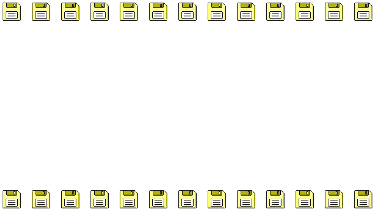 Pixel Art Floppy disc Frame Animated Overlay 1080p Transparent 30 fps (3).mov