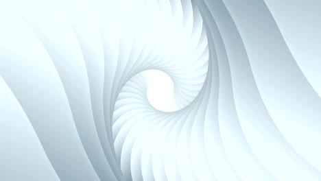 formas fractales abstractas animación de bucle espiral de fondo blanco