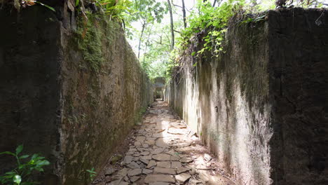 Saint-Joseph-Island-penal-colony-French-Guiana,-solitary-confinement