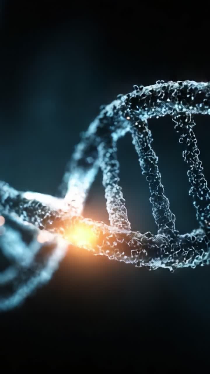 Immagini accattivanti della struttura del DNA che illuminano la complessità genetica: un viaggio mozzafiato nel mondo della biologia molecolare.