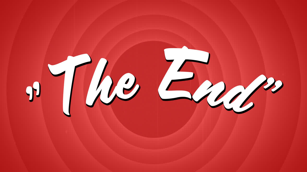 The End sign