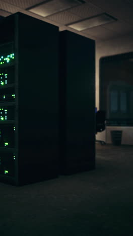 server room at night