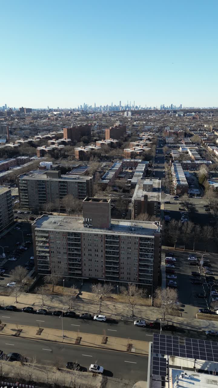Aerial view over Brooklyn featuring Belt Parkway, Shirley Chisholm State Park, Spring Creek Beach, Pennsylvania Ave, Flatlands Ave, and Howard Beach.