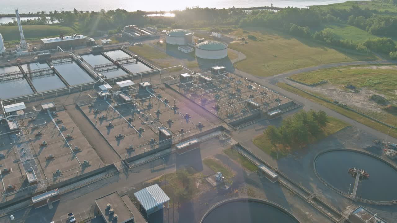 Biological treatment water of basins for sewage water aeration and cleaning in process of sewage treatment
