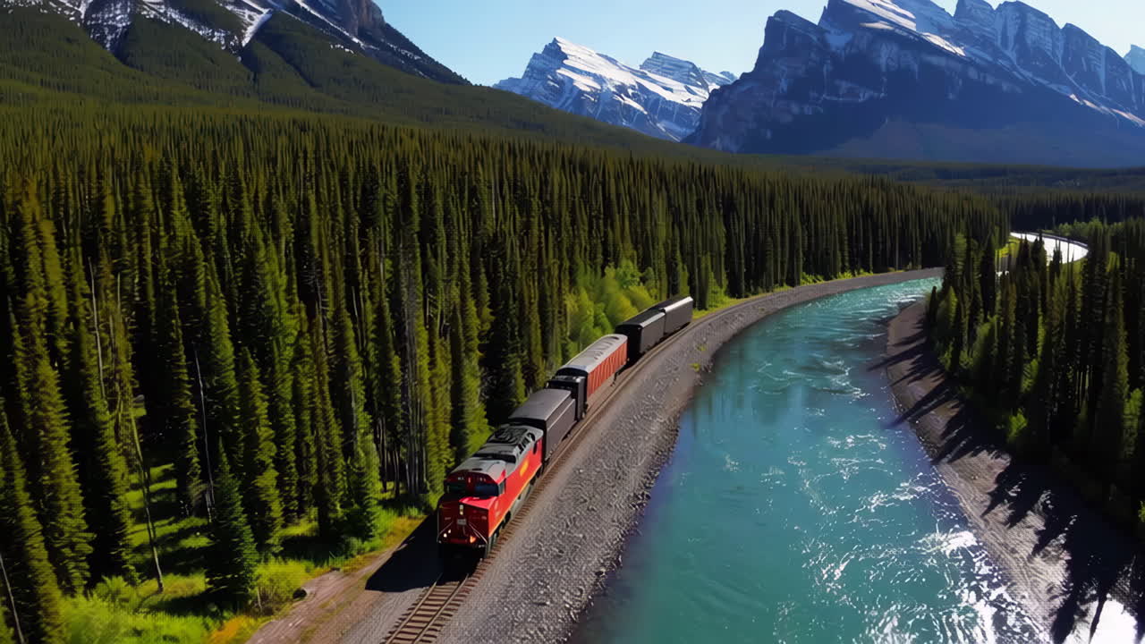 Train Through the Canadian Rockies