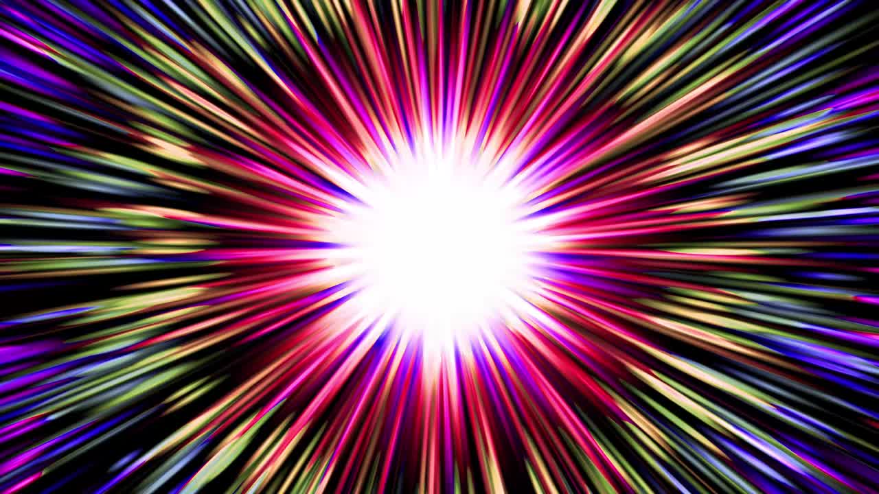 rayo de luz del sol bucle gráfico vj