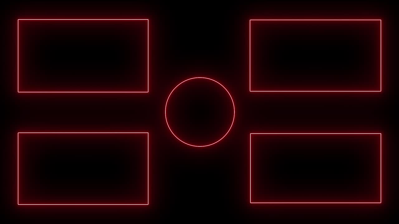 brillantes tarjetas de final de pantalla de finalización gráficos de movimiento