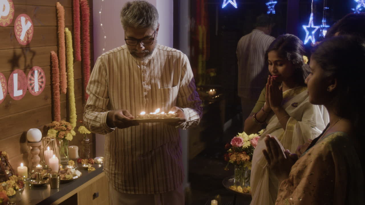 Celebrating Diwali with Family