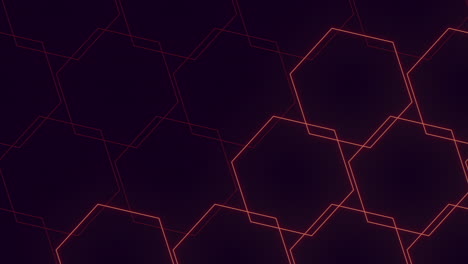 neon-lit hexagonal grid a futuristic digital pattern