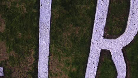 eire 7, world war ii coastal watch marker sign, killiney, dublin, ireland