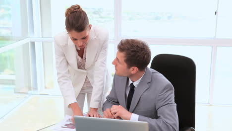 Colleagues-working-on-documents