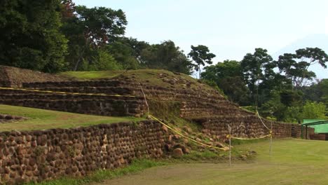 izapa archeological site, in mexico, group f pyramid