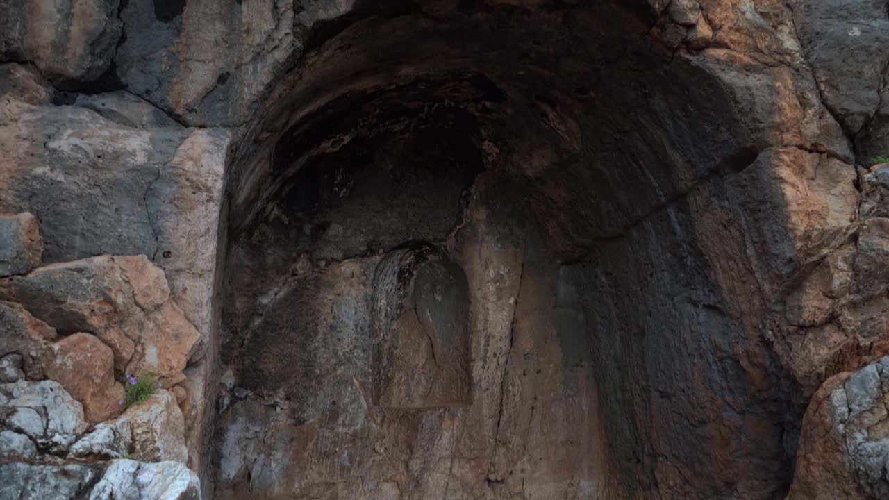 고대 유적 카이사리아 필리피 이스라엘 고고학 및 성서 유적지