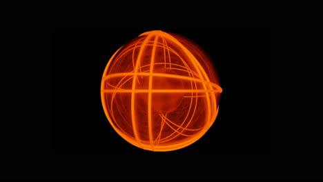 glowing orange sphere