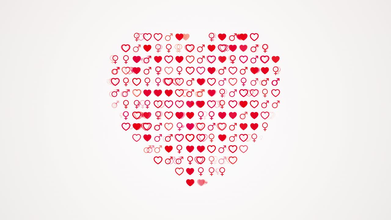 tarjeta de felicitación de video para el día de san valentín