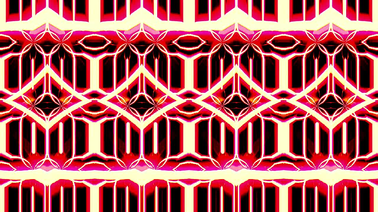 Sfondo astratto rosso, giallo e blu con linee liquide 3D in una texture multicolore