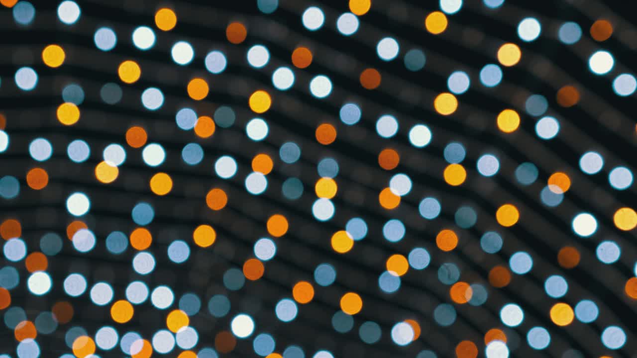 bokeh parpadeante luces de fiesta brillantes patrón abstracto desfocado fondo abstracto.