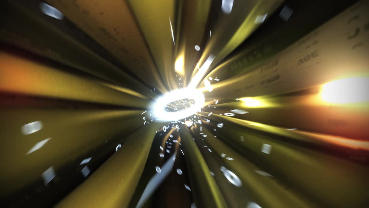 cables binarios viajan a través de datos internet energía circuito eléctrico fibra 4k