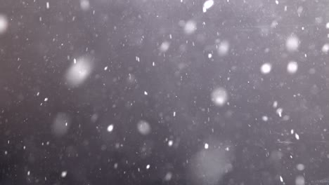 heavy defocused snowfall