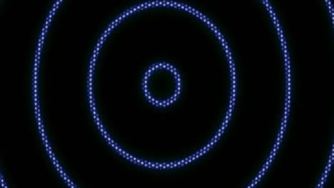color circles on the digital screen. looped animation
