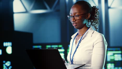 Woman-walks-through-supercomputers