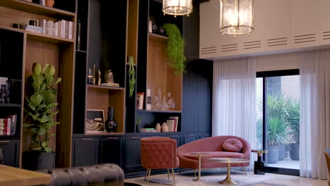 a living room in a luxury elegant flat