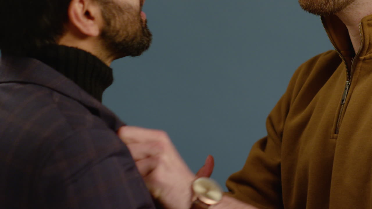 CU Angry Man Grabs Another Man