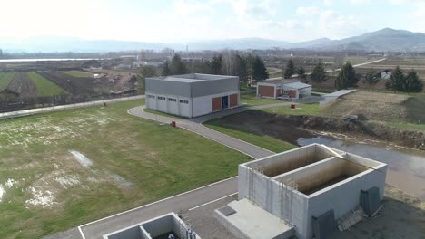 planta de tratamiento de aguas residuales