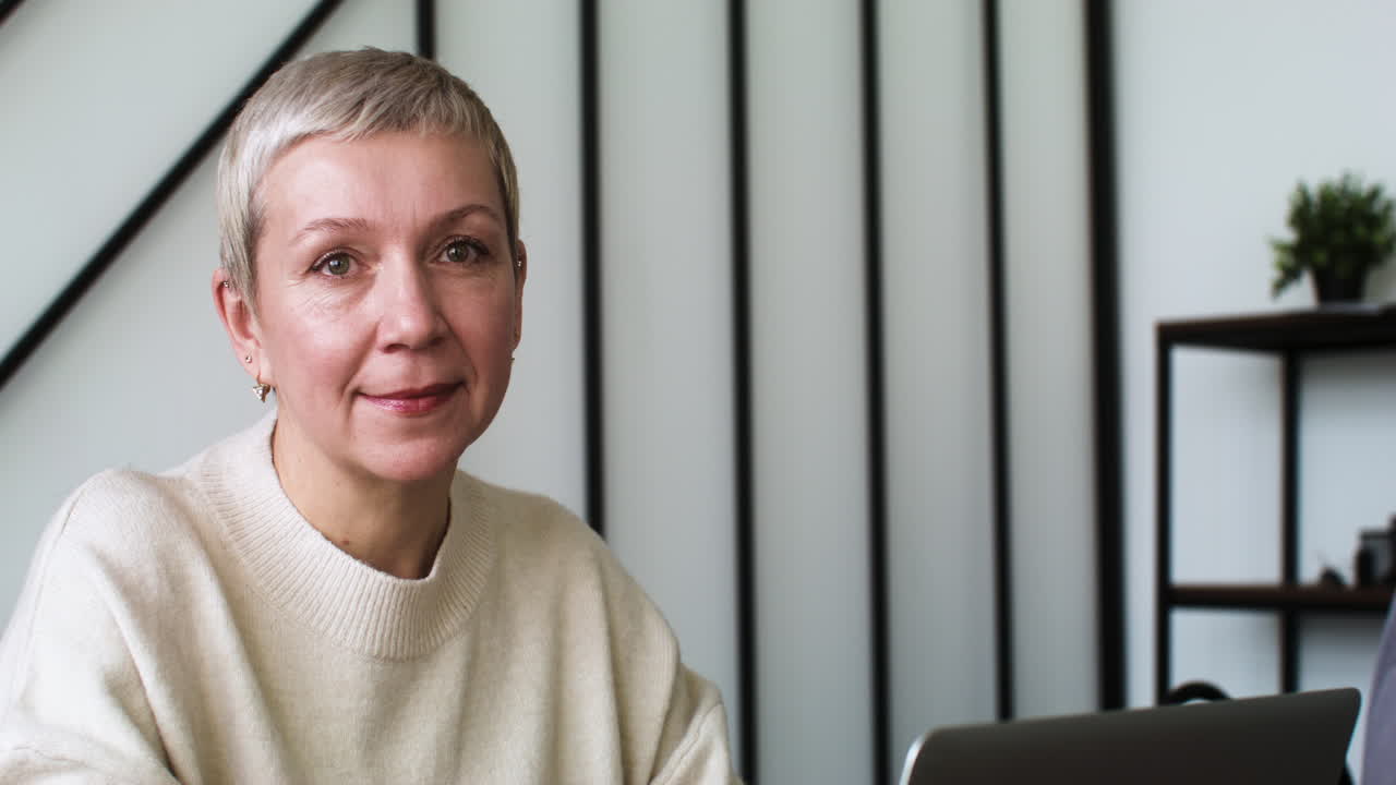 Adult student in classroom