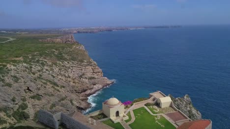 fotografía aérea de la costa del algarve en portugal